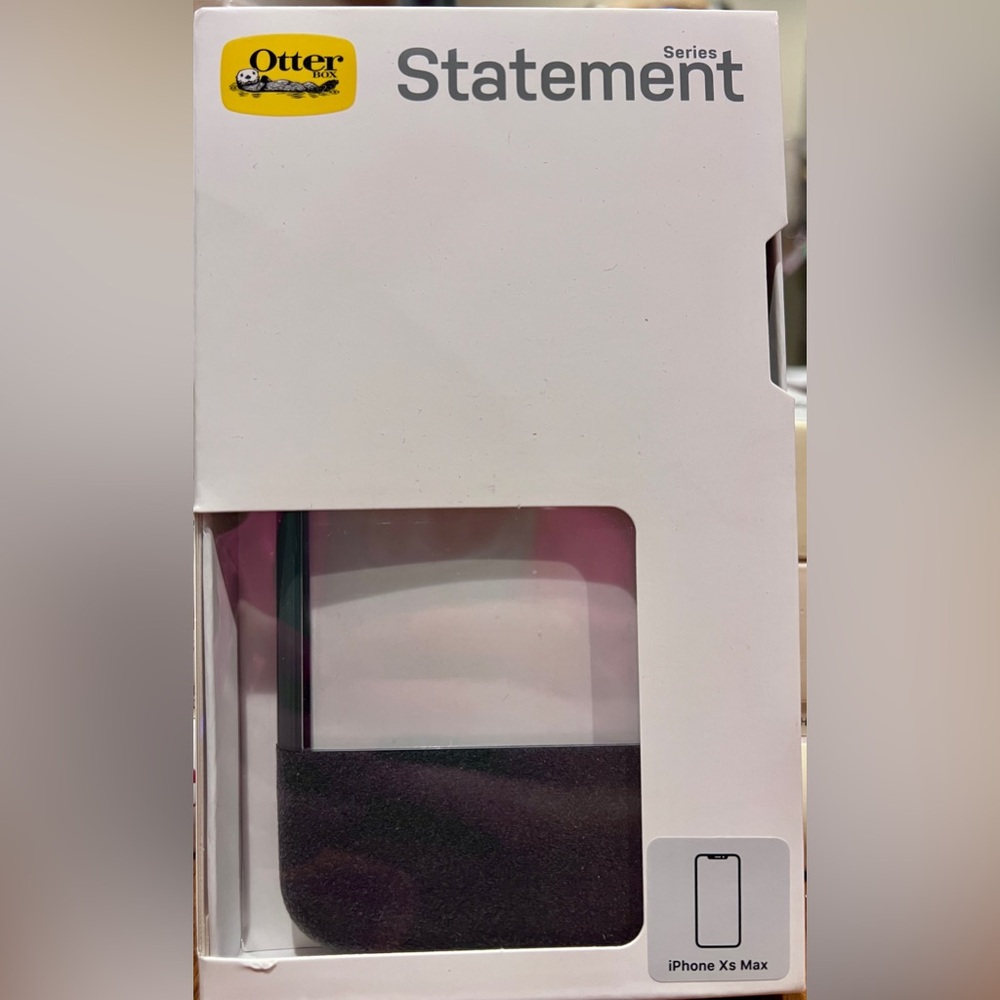 OtterBox STATEMENT SERIES Case for iPhone Xs Max - Storm Gray & Clear 77-60370